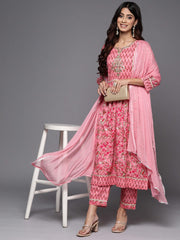 振袖ピンク（PATTI PATTI) Gotta Patti Pink - Formal - Stitched 4-Piece – Eraj Hussain