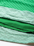 Green Bandhani Printed Anarkali Kurta Paired With Dupatta