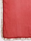 Varanga Bandhani Printed Kurta With Gotta Patti Embellished Yoke With Bottom And Dupatta