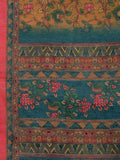 Varanga Floral Printed Regular Chanderi Silk Kurta with Trousers & Dupatta