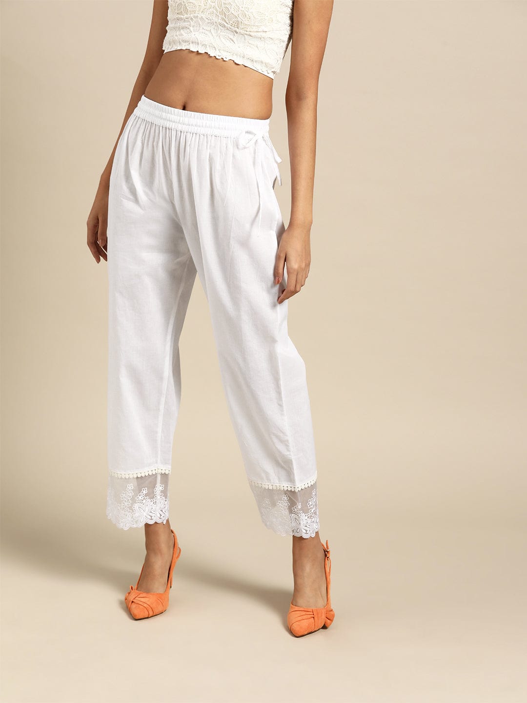 Women's White Trousers | White Cargo & Tailored Trousers - Reiss UK